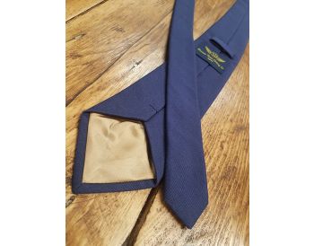 Navy Cotton Twill Tie