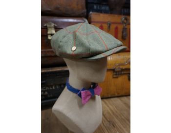 Gatsby Cap in Red Check